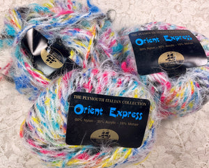 Plymouth Orient Express Yarn Italian Collection 53 yds - 4.75 balls in bag