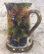 Load image into Gallery viewer, Ceramic  Pitcher 10” h x 7”wide Florals original Great Adirondack Yarn
