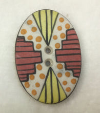 Load image into Gallery viewer, Vintage Porcelain Buttons Handcrafted and Handpainted
