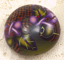 Load image into Gallery viewer, Focal Bead Handcrafted Polymer Clay 1 1/8&quot;
