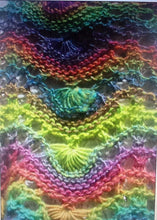 Load image into Gallery viewer, Fans and Eyelet Shawl or Wrap Knitting Pattern
