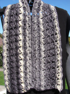 Broomstick Lace Scarf Knitting Pattern Great Adirondack Yarn